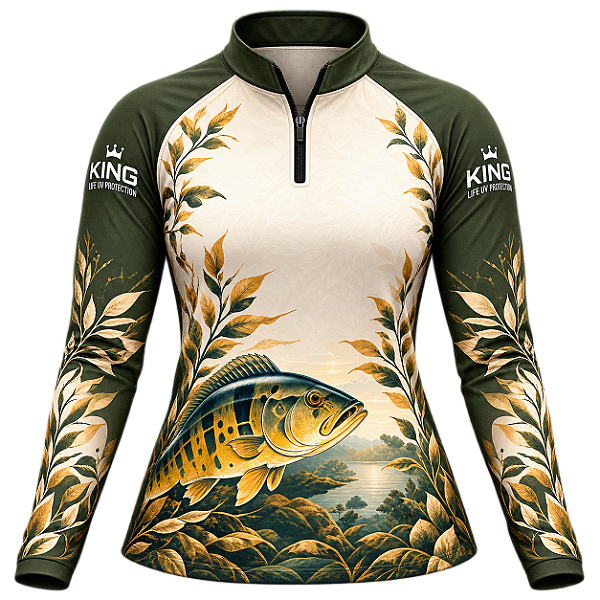 CAMISETA DE PESCA ESSÊNCIA DO TUCUNARÉ UV 50+ | KING – KD00807