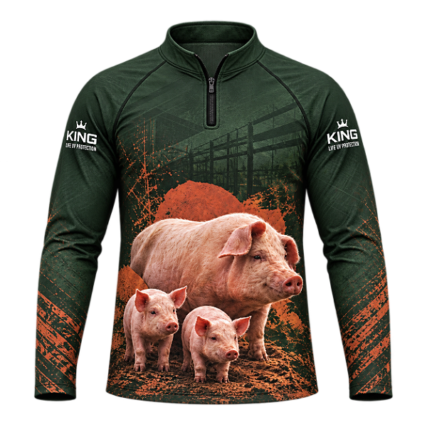 CAMISETA PERSONALIZADA SUINOCULTURA KD01053 | KING BRASIL
