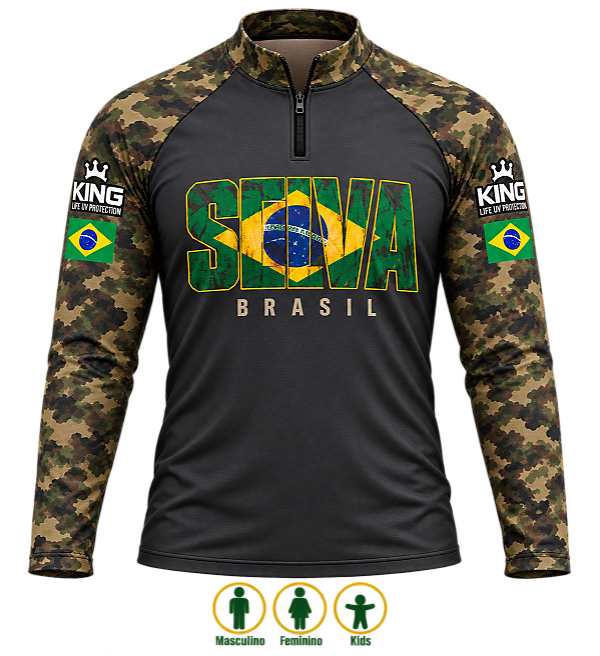 CAMISETA CAMUFLADA SELVA UV 50+ | KING - KD01081