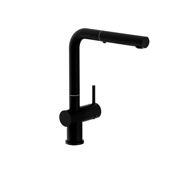 Misturador Monocomando Active Plus Pull Out Black Matte - 16590