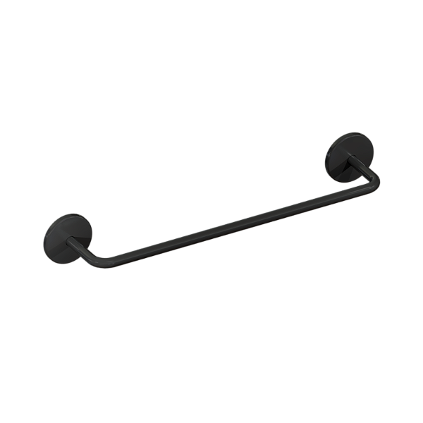 Toalheiro 45Cm Round Preto Brilhante - 07.RD03.PB