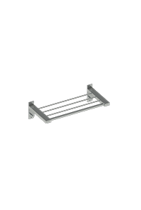Toalheiro Rack 45Cm S/ Alca Omega Cromado - 13.OG01.CR