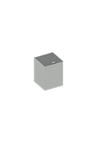 Lixeira Quadrada Quada Inox Polido - 61.QD04.IP