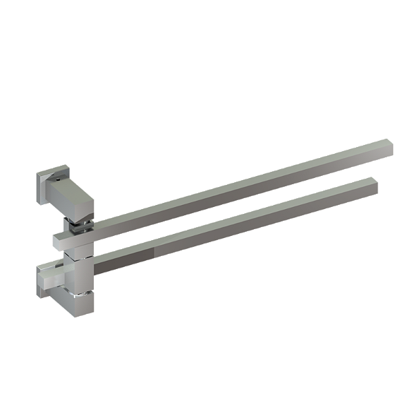 Toalheiro Articulado Parede 45Cm Quada Cromado - 11.QD02.CR