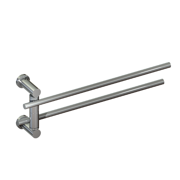 Toalheiro Articulado Parede 45Cm Round Cromado - 11.RD02.CR