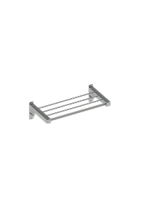 Toalheiro Rack 45Cm Mao F. S/ Alca Zeta Ht Cromado - 13.ZT07.CR