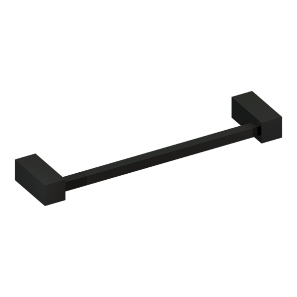 Toalheiro 30Cm Kapa Preto Fosco - 07.KP02.PF