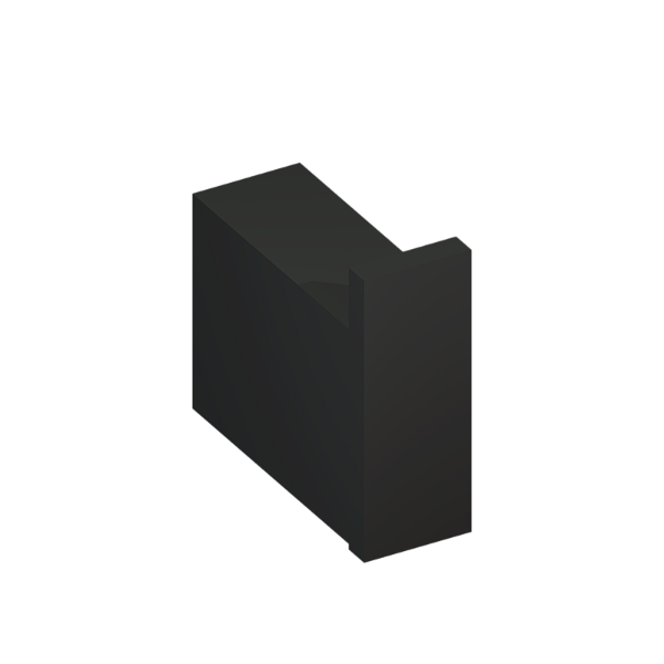 Cabide Unique Preto Brilhante - 05.UQ00.PB