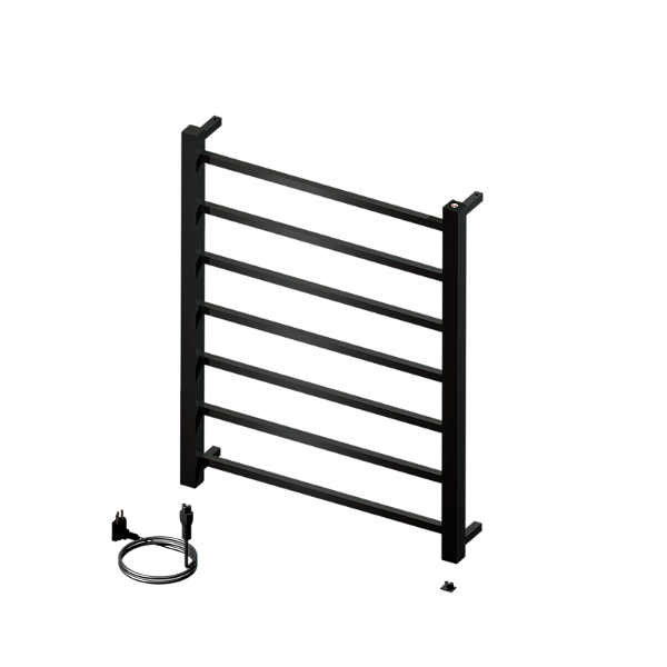 Aquecedor De Toalhas Gde. Quada Premium Preto Fosco - 19.TQ03.PF