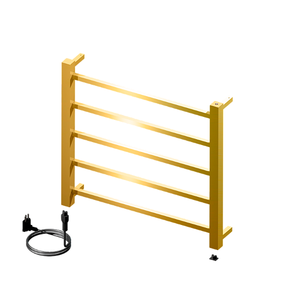 Aquecedor De Toalhas Peq. Quada Premium Ouro Polido - 19.TQ01.OP