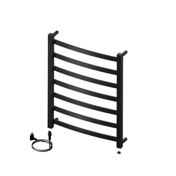 Aquecedor De Toalhas Gde. Sapphire Premium Preto Fosco - 19.TS03.PF