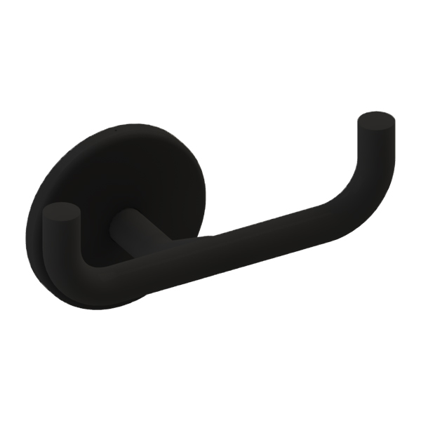 Cabide Duplo Reto Round Preto Fosco - 05.RD04.PF