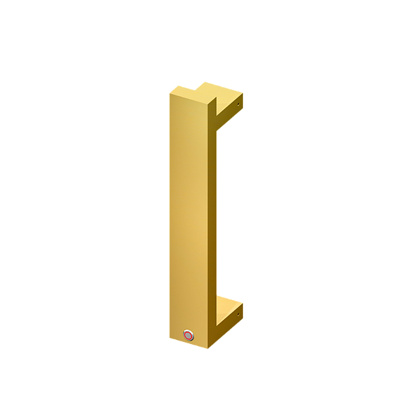 Aquecedor Toalhas Rosto Vertical Jade Ouro Polido - 20.TJ02.OP