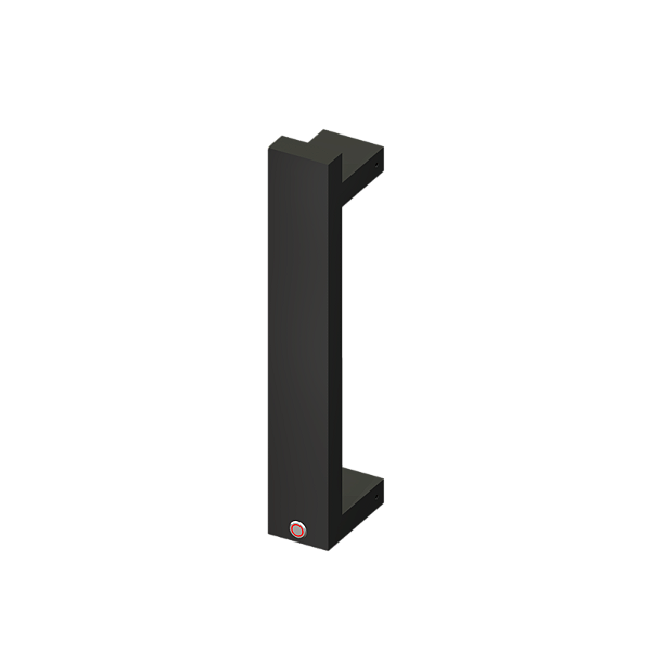 Aquecedor Toalhas Rosto Vertical Jade Preto Brilhante - 20.TJ02.PB