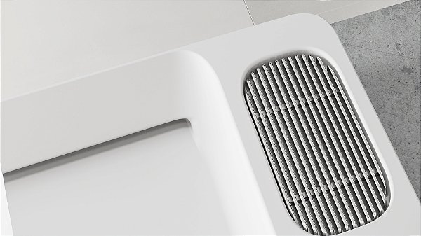 Cuba De Apoio Com Válvula Oculta 7/8" 600X420 Infinity - A327273000