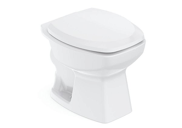 Kit Bacia Convencional, Assento Pp Soft Close E Complementos De Instalação Thema