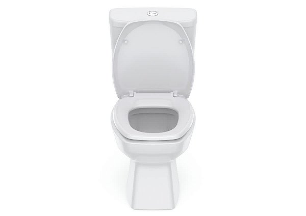Kit Bacia Com Caixa, Assento Pp Soft Close E Complementos De Instalação Thema