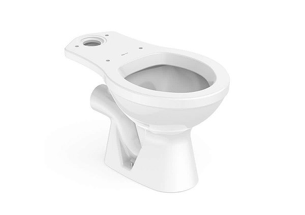 Bacia Para Caixa 3/6 Litros Saida Horizontal Flamingo
