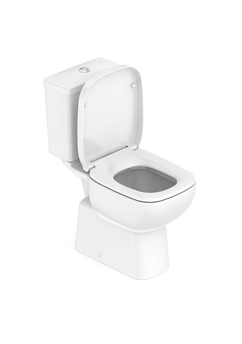 Bacia Com Caixa, Assento Pp E Complementos De Instalação Debba Comfort - C329723022