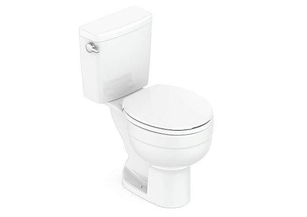 Kit Bacia Com Caixa Acionamento Lateral, Assento Pp Sc E Complementos De Instalação Acesso Comfort