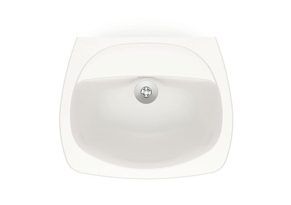 Lavatório Para Coluna 525X425 Furo Central Sem Ladrão Thema
