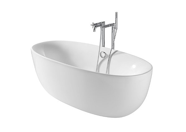 Banheira De Acrílico 170X80 Sem Hidro Freestanding Virginia - A248217000