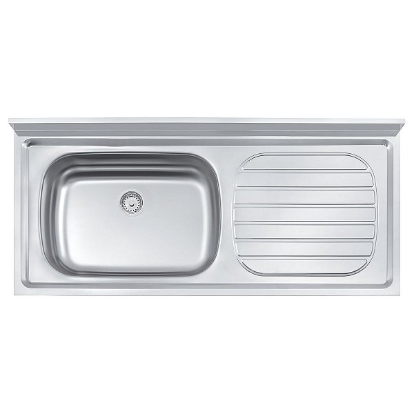 Pia De Apoio Tramontina Filo 56 Ex Em Aço Inox 120X55 Cm