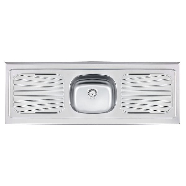 Pia De Apoio Tramontina New Raggi 40 Em Aço Inox 150X52 Cm