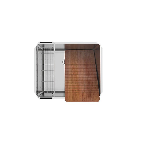 Tanque De Embutir Tramontina Jumbo 92 L Em Aço Inox 60X50 Cm