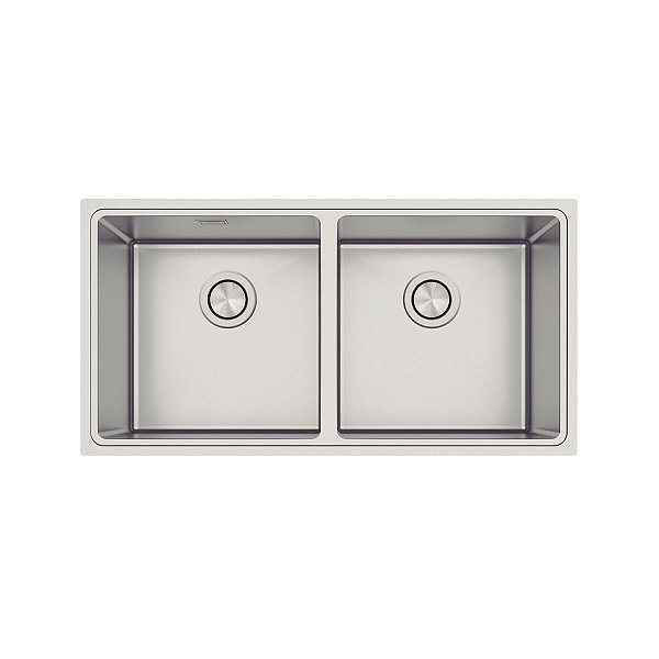 Cuba Tramontina Design Collection Quadrum 2C 40 Em Aço Inox Com Acabamento Acetinado