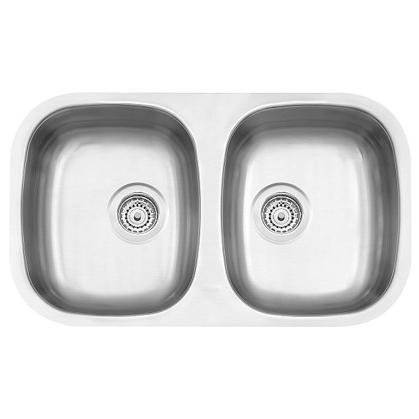 Cuba De Embutir Tramontina Isis 2C 34 Bl Em Aço Inox Escovado 77X45 Cm