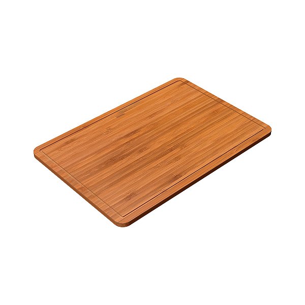 Tábua Quadrum De Bambu Tramontina Design Collection Para Cubas Quadrum