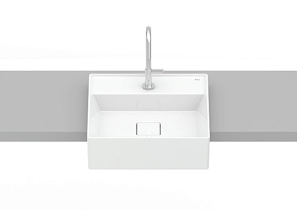 Cuba De Semi Encaixe 400X400 Com Mesa T10 Terra - A32722P000