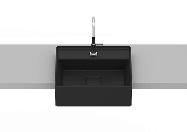 Cuba De Semi Encaixe 400X400 Com Mesa T10 Terra - A32722P080