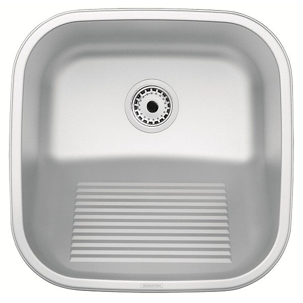 Tanque De Encaixe Tramontina Hera Compact 25L Em Aço Inox Escovado 40X40 Cm