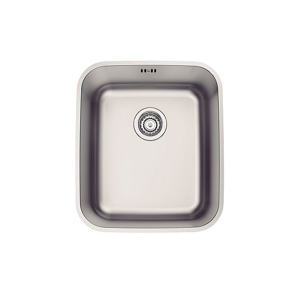 Cuba De Embutir Tramontina Dora 34 Bl R6 Em Aço Inox Escovado Com Válvula E Escape 34X40 Cm