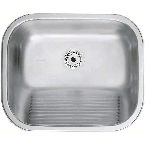 Tanque De Encaixe Tramontina Hera 34 L Em Aço Inox Escovado 50X40 Cm
