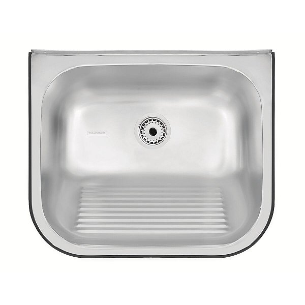 Tanque De Parede Tramontina Hera Wall 34 L Em Aço Inox Escovado 50X40 Cm