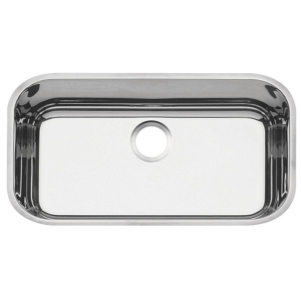 Cuba De Embutir Tramontina Lavínia 56 Bl Em Aço Inox Alto Brilho 56X34 Cm