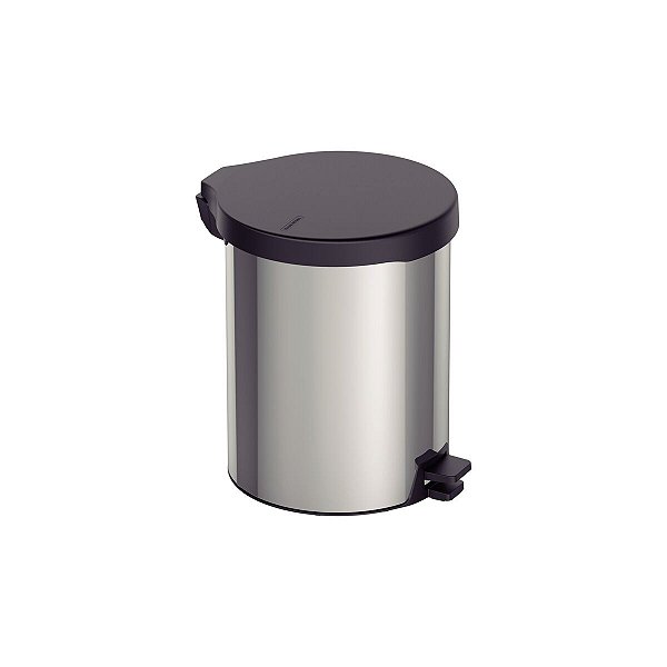 Lixeira Com Pedal Tramontina New Em Aço Inox Com Acabamento Polido 12 L