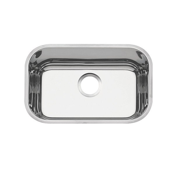 Cuba De Embutir Tramontina Lavínia 47 Bl Em Aço Inox Alto Brilho 47X30 Cm