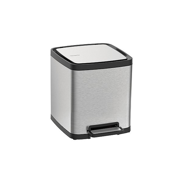 Lixeira Tramontina Octos Em Aço Inox Com Balde Removível E Pedal 10 L