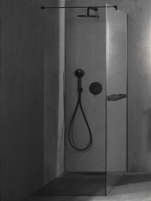 Acabamento Para Monocomando De Banheira Ou Ducha Com Desviador Ona Matte Black - A5A0B9ENB0