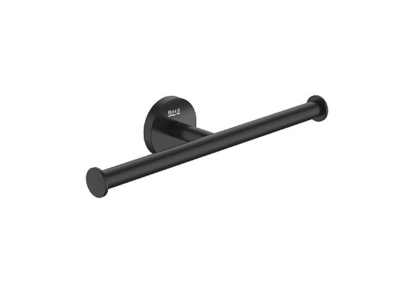 Papeleira Dupla Hotels Round Matte Black - A817583C40