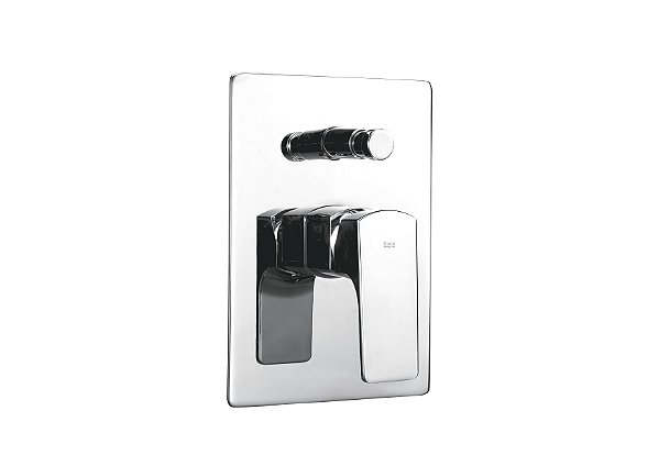 Monocomando De Banheira E Chuveiro Escuadra Com Desviador (Base De Embutir Acompanha O Produto) - A5A0620C0C