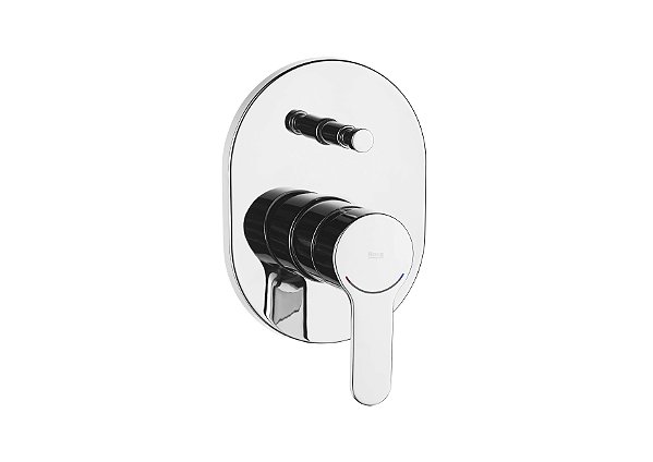 Monocomando De Banheira E Chuveiro L20 (Com Desviador) (Base De Embutir Acompanha O Produto) - A5A0609C0C