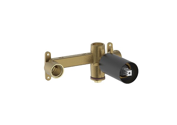 Base Embutir Monocomando Lavatorio Parede Ona Matte Black - A5E3501NB0