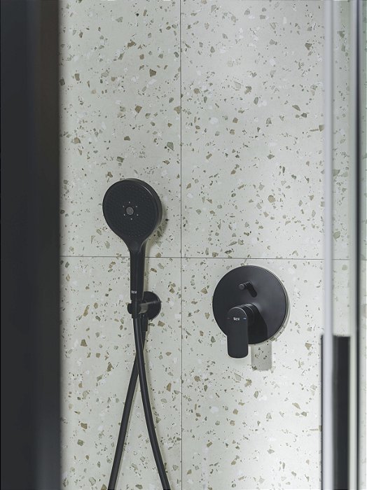 Conexao De Agua Para Ducha Manual Matte Black - A5B5250NB0
