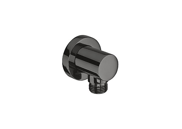 Conexão De Agua 1/2 Para Ducha Manual Titanium Black - A5B1450CN0