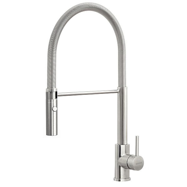 Monocomando Tramontina Versatile Em Aço Inox Com Bica Móvel